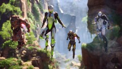 Modele graczy w Anthem są prezentowane (źródło obrazu: Microsoft Xbox Gaming)