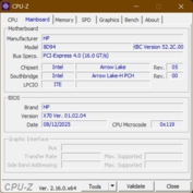 Płyta główna CPU-Z