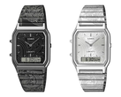 Od lewej do prawej (na zdjęciu), Casio x Liberty London AQ230EBLT-1A i AQ230ELT-7A. (Źródło zdjęcia: Casio - edytowane)