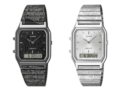 Od lewej do prawej (na zdjęciu), Casio x Liberty London AQ230EBLT-1A i AQ230ELT-7A. (Źródło zdjęcia: Casio - edytowane)