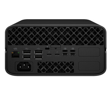 Mini PC posiada dużą liczbę portów. (Źródło obrazu: HP)