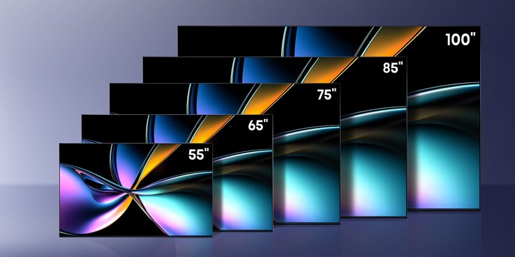 Hisense U7Q Pro będzie dostępny w różnych rozmiarach. (Źródło obrazu: Hisense)