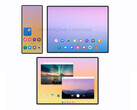 Galaxy Z TriFold będzie składany inaczej niż istniejące Huawei Mate XT. (Źródło obrazu: via @TechHighest)