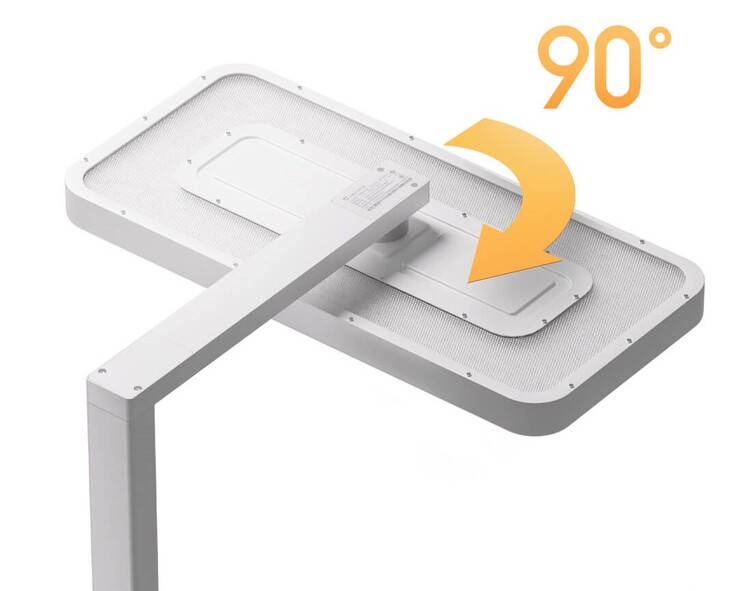 Pionowa lampa edukacyjna Xiaomi Mijia ma obrotową głowicę. (Źródło zdjęcia: Xiaomi)