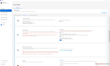 Dostępne sterowanie OLED i kolorami za pomocą wbudowanego oprogramowania