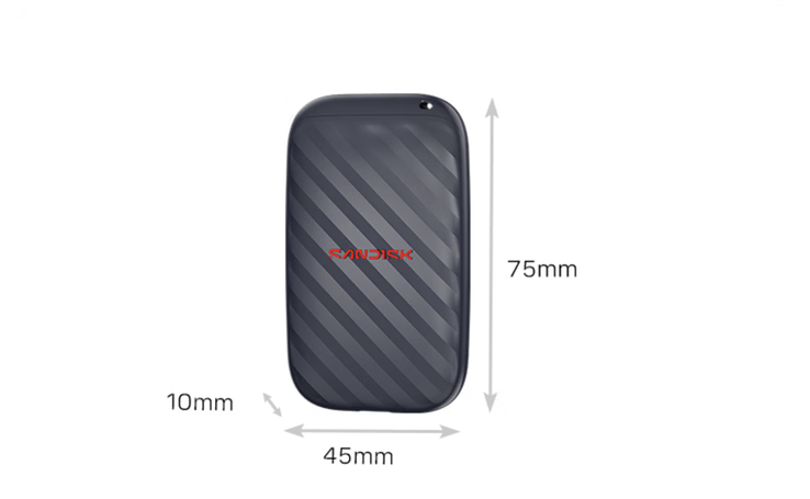Wyróżnia się wytrzymałą, niezwykle kompaktową konstrukcją o wymiarach 75mm × 45mm × 10mm i wadze zaledwie 31,7 grama.