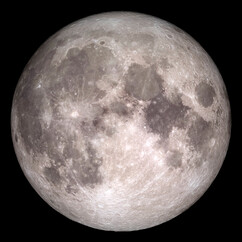 Oryginalne zdjęcie księżyca zaczerpnięte z internetu. (Źródło obrazu: u/ibreakphotos na Reddit)