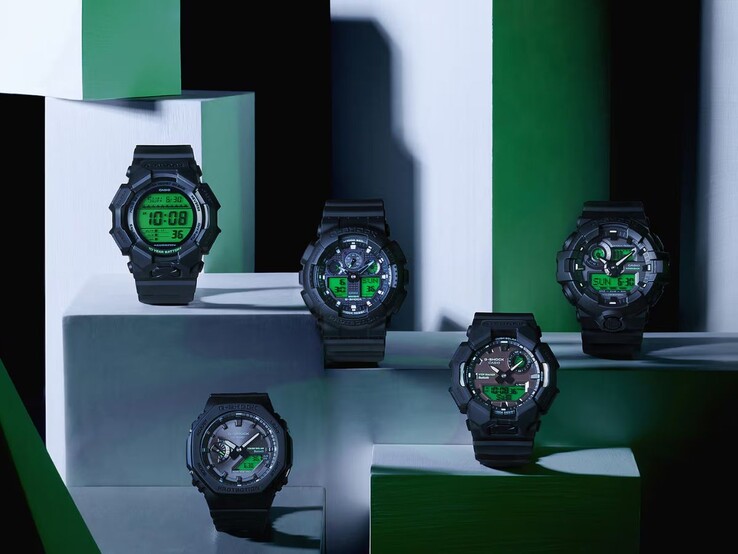 Zegarki Casio G-Shock Black i Electro Green