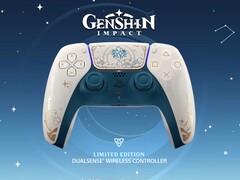 Kontroler bezprzewodowy DualSense - Genshin Impact Limited Edition będzie dostępny w niektórych regionach dopiero pod koniec lutego. (Źródło obrazu: PlayStation)