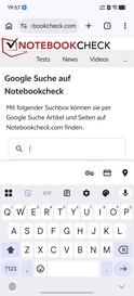 Gboard w trybie portretowym