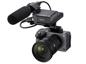 Kamera Sony FX5 (ILME-FX5) jest wyposażona w uchwyt XLR umożliwiający montaż mikrofonów zewnętrznych i akcesoriów.