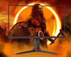 AOC reklamuje monitor AGON GAMING C27G2Z3/BK jako posiadający trójstronną konstrukcję bezramkową. (Źródło obrazu: AOC)