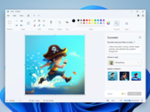 Nowy interfejs użytkownika MS Paint z przyciskiem Cocreator (źródło obrazu: Microsoft)