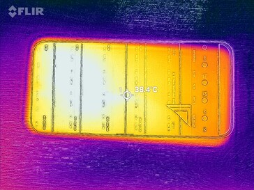 Temperatury powierzchni: Najwyższa