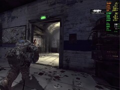 Zrzut ekranu z gry „Gears of War 2: Hollow” działającej w rozdzielczości 4K przy 180 klatkach na sekundę na komputerze PC