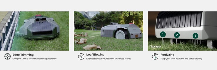 Robotyczna kosiarka do trawy Heisenberg Robotics LawnMeister H1. (Źródło obrazu: Heisenberg Robotics)