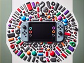 Wygląda na to, że Nintendo Switch 2 będzie w dużej mierze polegać na magnesach do mocowania kontrolerów Joy-Con. (Źródło obrazu: obraz wygenerowany przez DALLE3)