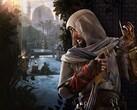 Jako dodatkowy bonus, promocja darmowego okresu próbnego obejmuje skórkę Eivor dla wszystkich graczy, pozwalając im upodobnić Basima do głównego bohatera z poprzedniej gry Assassin's Creed Valhalla. (Źródło: PlayStation) 