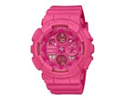 Zegarek Casio G-Shock GMA-S145PK-4AJR z różową wstążką wspiera działania na rzecz świadomości raka piersi i badań przesiewowych J.POSH w Japonii. (Źródło zdjęcia: Casio)