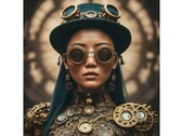 Obraz "steampunkowej mody" stworzony przez Barda. (Źródło: Google)