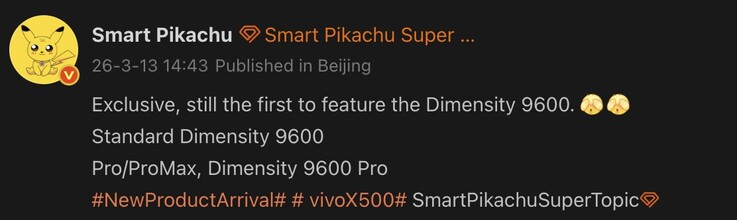 Wyciekły szczegóły dotyczące serii Vivo X500.