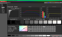 Skala szarości przed kalibracją (P3)
