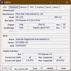 Płyta główna CPU-Z