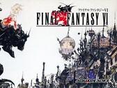 Oryginalna grafika przewodnia Final Fantasy VI z 1994 roku autorstwa Yoshitaki Amano, przedstawiająca Terrę Branford i przemysłowe miasto Vector.