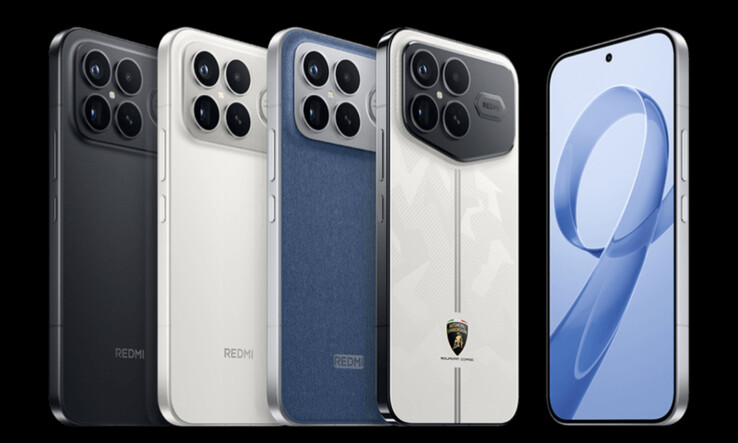 Mówi się, że Poco F8 Ultra zostanie wprowadzony na rynek w pierwszym i trzecim wykończeniu, w którym dostępny jest Redmi K90 Pro Max, od lewej do prawej. (Źródło zdjęcia: Xiaomi)