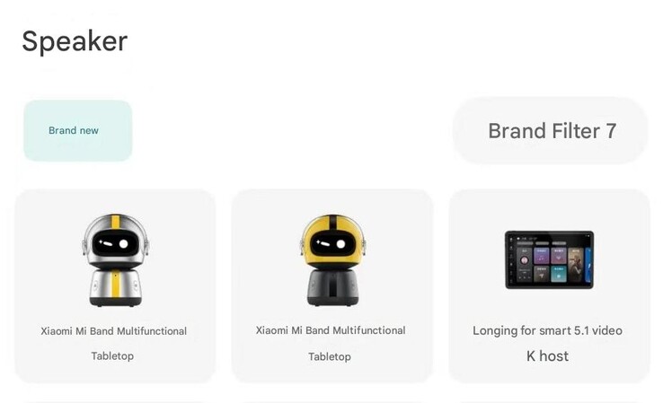Zrzut ekranu z aplikacji Xiaomi Mijia przedstawiający wielofunkcyjny stojak na stół Mi Band. (Źródło obrazu: aplikacja Xiaomi Mijia za pośrednictwem Fast Technology, tłumaczenie maszynowe)