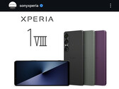 Przedstawiony na zdjęciu smartfon to Xperia 1 VII, a nie Xperia 1 VIII.