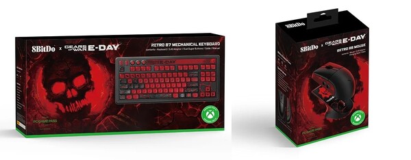 Kolekcja klawiatury i myszy 8BitDo Gears of War E Day ukaże się pod koniec października.