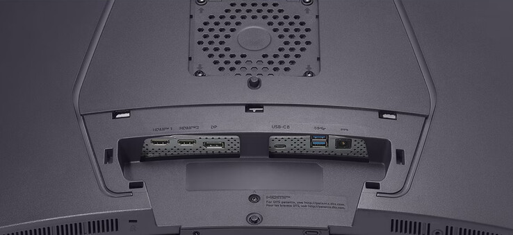 UltraGear OLED 45GX950A ma mnóstwo portów, w tym port USB typu C o mocy 90 W. (Źródło obrazu: LG)