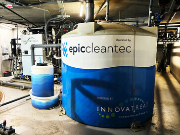 System filtrów w piwnicy budynku (zdjęcie: Epic Cleantec / Matt Simon)