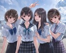 Grafika promocyjna gry „Blue Reflection Quartet”.