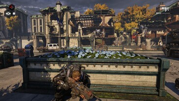 Na zdjęciu: zrzut ekranu z rozgrywki w grze Gears 5.