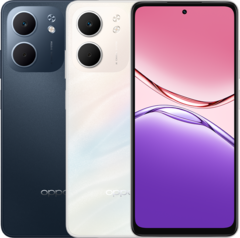 Smartfon Oppo A5x 5G jest dostępny w kolorze granatowym i laserowej bieli (źródło zdjęcia: Oppo)