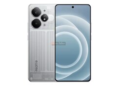 Mówi się, że Realme 15 Pro ma efektowny srebrny tył jako jedną z opcji kolorystycznych. (Źródło obrazu: 91mobiles)