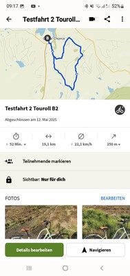 12-milowy tor testowy na przystępnym cenowo rowerze elektrycznym Touroll B2 dla początkujących