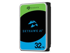Dysk twardy Seagate SkyHawk AI o pojemności 32 TB wykorzystuje technologie Mozaic 3+ do przechowywania nagrań wideo z monitoringu o dużej gęstości. (Źródło zdjęcia: Seagate)