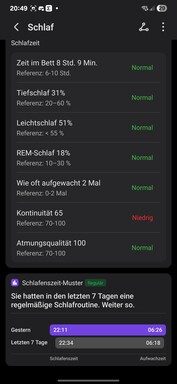 Honor Zdrowie: Funkcje śledzenia snu
