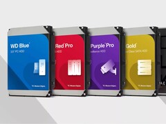 Opcje pamięci masowej Western Digital HDD. (Źródło obrazu: Western Digital)