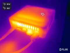 Intel NUC 13 Pro Kit vs. stress test (tył)