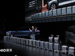 Przedstawiony na zdjęciu 5-miejscowy SUV Nio ES8