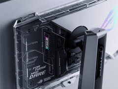 ROG Swift OLED PG27AQWP-W musi spaść do 720p, aby osiągnąć szczytową częstotliwość odświeżania. (Źródło obrazu: Asus)