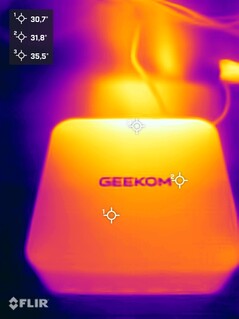 Test obciążeniowy Geekom A8 Max (górna strona)