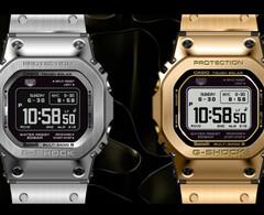 Od lewej do prawej (na zdjęciu) mamy Casio GMW-BZ5000D-1 i GMW-BZ5000GD-9. (Źródło zdjęcia: Great G-Shock World)