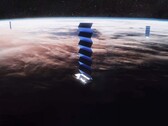 Artystyczne wrażenie satelitów Starlink. (Źródło zdjęcia: SpaceX)
