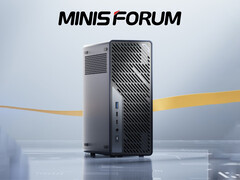 Minisforum MS-02 Ultra od przodu. (Źródło zdjęcia: Minisforum - edytowane)