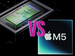 RTX Spark firmy Nvidia kontra M5 Pro firmy Apple (na zdjęciu układ z rodziny M5).